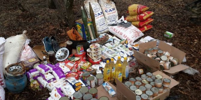 Bingöl’de Mühimmat Ve Gıda Bulunan 3 Sığınak Ele Geçirildi