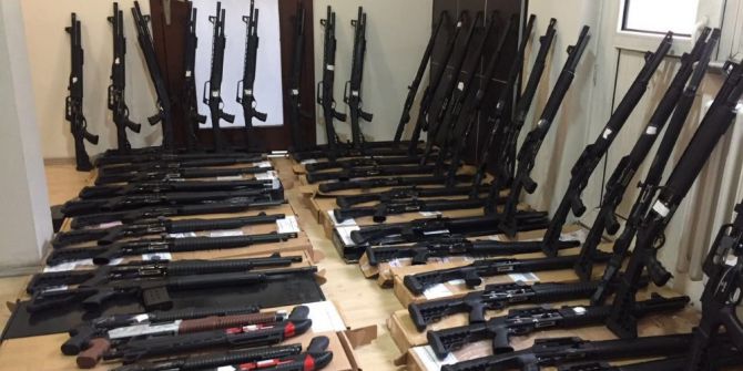 Konya’da Ruhsatsız 63 Av Tüfeği Ele Geçirildi