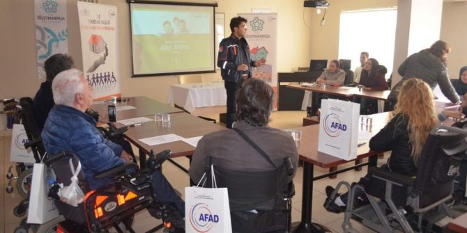 Engellilere Afet Bilinci Projesi