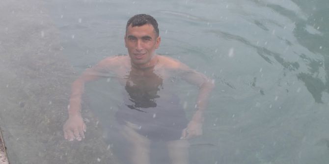 Karda Kaplıca Keyfi