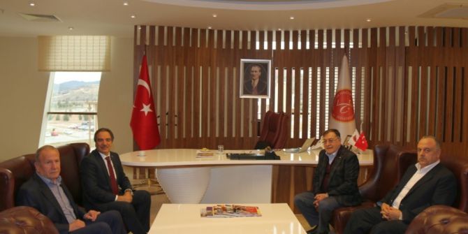 Ntso Başkanı Parmaksız Ve Ntb Başkanı Salaş’tan, Rektör Bağlı’ya Hayırlı Olsun Ziyareti