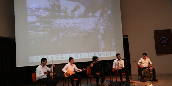 Çanakkale Şehitleri Akdeniz Üniversitesi’nde Anıldı