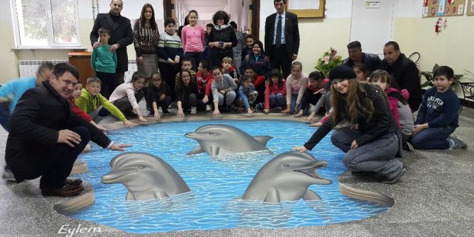 Tekirdağlı Ressamdan Bulgaristan’da 3d Çalışması