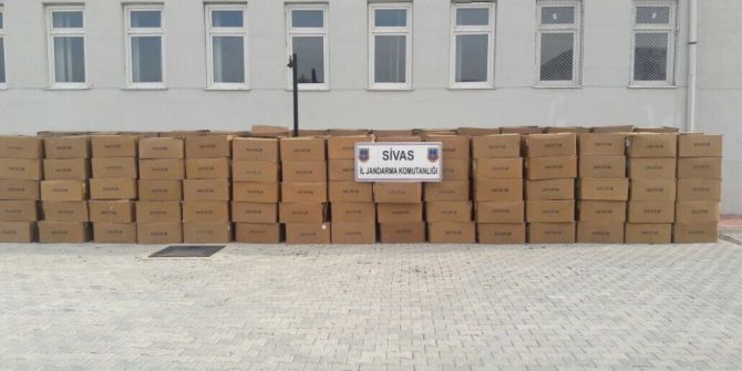 6.5 Ton Kaçak Tütün Ele Geçirildi.