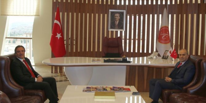 Emniyet Müdürü Artunay Neü Rektörü Bağlı’yı Ziyaret Etti