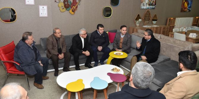 Başkan Tiryaki Siteler Esnafını Ziyaret Etti