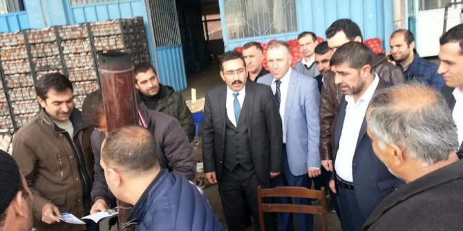 Ak Parti Bağlar İlçe Teşkilatı Esnafla Buluştu