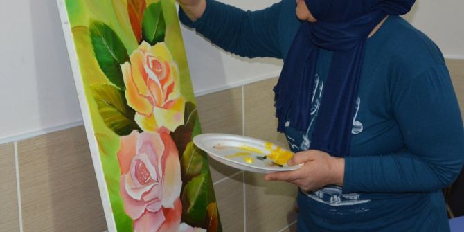 Sulu Boya Kursuna Yoğun İlgi