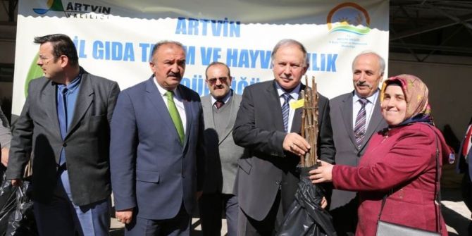 Artvin’de Vatandaşlara 12 Bin Adet Ağaç Fidanı Dağıtıldı