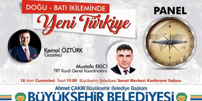 Malatya Büyükşehir Belediyesinden “Doğu-batı İkileminde Yeni Türkiye" Paneli