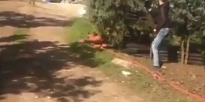 Köpeğe Silahlı Saldırı Kamerada