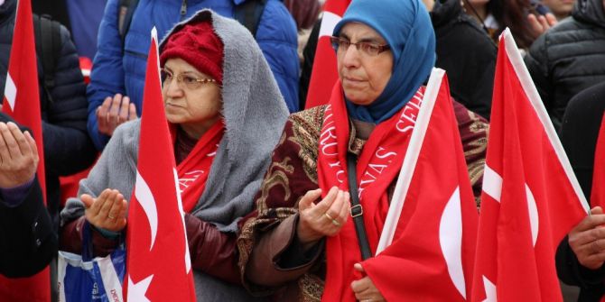 Sivas’ta ’Şehitlere Saygı Yürüyüşü’ Yapıldı