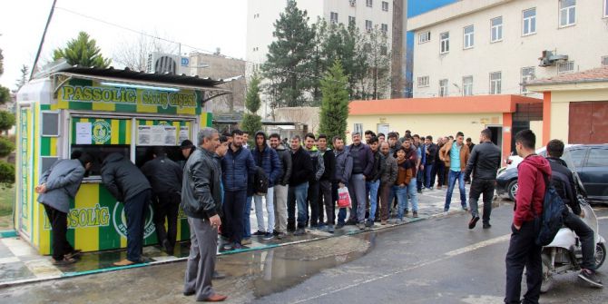 Şanlıurfa’da Passolig Yoğunluğu