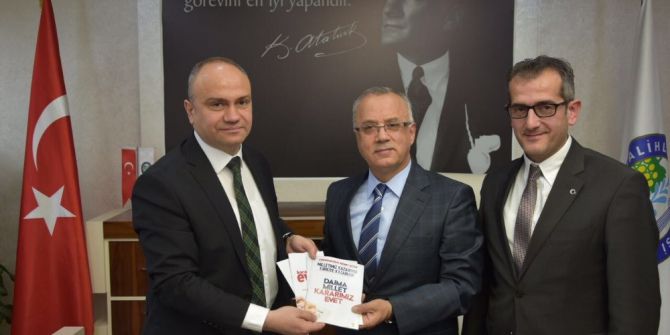 Mhp’li Belediye Başkanı, Ak Parti İl Başkanını Ağırladı