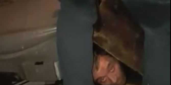 Aracın Gizli Bölmesinde Gürcistan’a Kaçarken Yakalandı