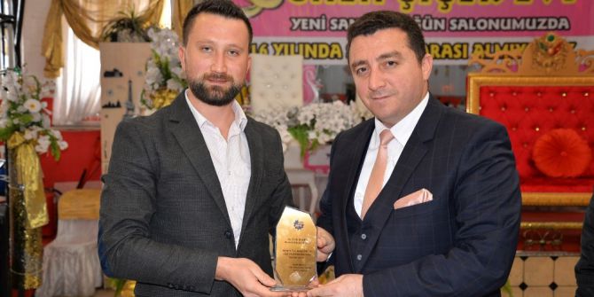 Başkan Bakıcı’ya Sanayi Esnafından Teşekkür Plaketi