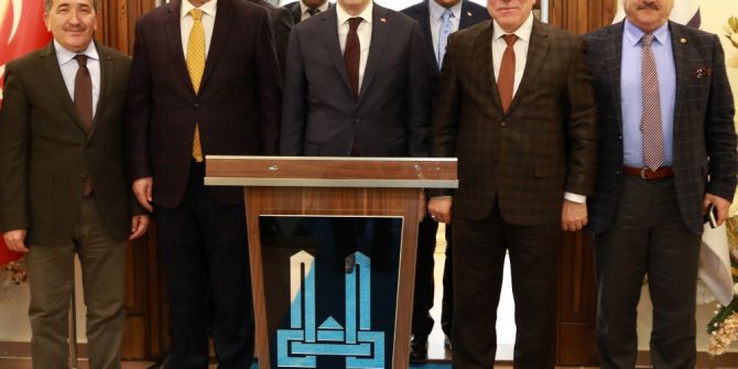 İçişleri Bakanlığı Müsteşarı İnce Başkan Sekmen’i Ziyaret Etti