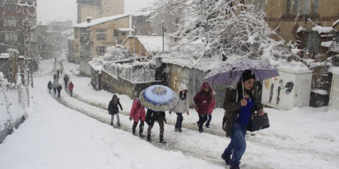 Hakkari’de Kar Esareti