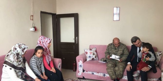 Hani Belediye Başkan Vekili Yazıcı Şehit Ailelerini Ziyaret Etti