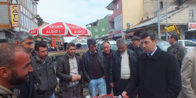 Kaymakam Kırlı, Çarşı Esnafını Ziyaret Etti