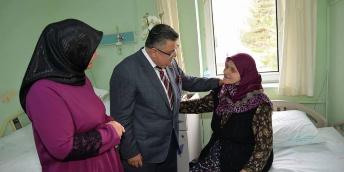 Başkan Yağcı’nın Hastane Ziyareti