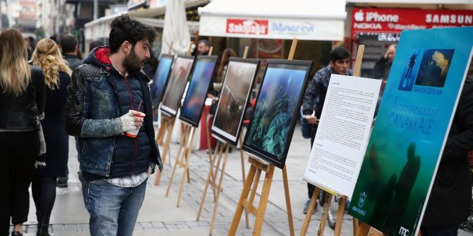 Destanın İzleri ’Sualtından Çanakkale’ Sergisinde