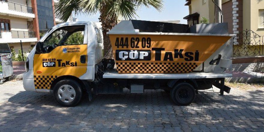 Yunusemre’de Büyük Çöpler Çöp Taksi İle Toplanıyor