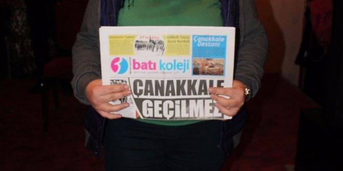 Lise Öğrencisinden 18 Mart Gazetesi
