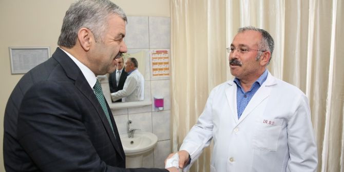 Başkan Çelik’ten Hastane Ziyareti