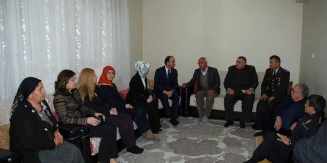 Vali Erin’den Şehit Ailelerine Ziyaret
