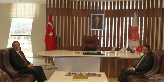 Nevşehir Valisi Aktaş, Rektör Bağlı’yı Ziyaret Etti