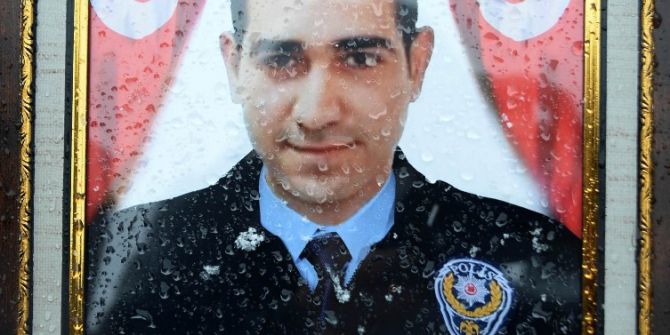 Şehit Polis İçin Tören Düzenlendi