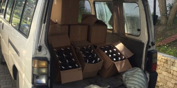 Marmaris’te Sahte İçki Ele Geçirildi