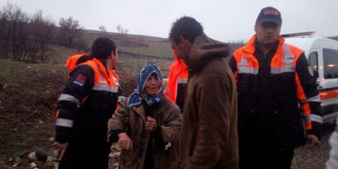 Tunceli’de Kaybolan Yaşlı Kadın İle İntihara Teşebbüs Eden Şahsı Afad Ekipleri Kurtardı