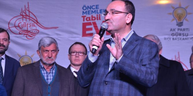Bakan Bozdağ Bursa’da Vatandaşlara Seslendi