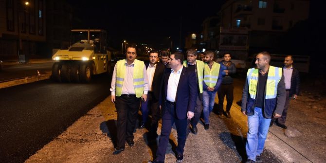 Başkan Tütüncü’den Gece Yarısı Denetleme