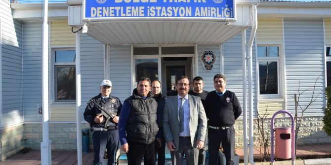 Müdür Yardımcısı Patat Bölge Trafik Amirliğini Ziyaret