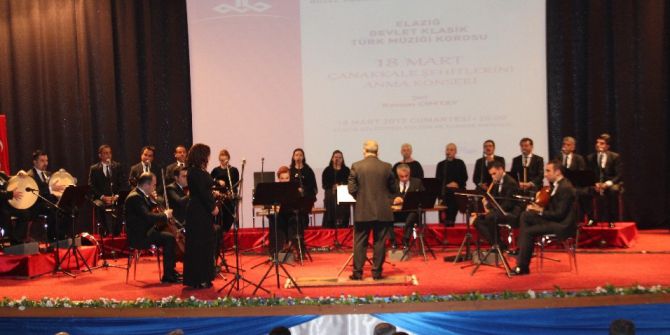 Elazığ’da Şehitler Anısına Konser Verildi