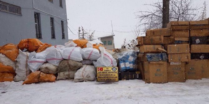 Başkale’de Kaçak Sigara Operasyonu