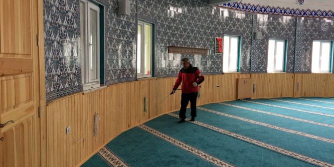 Camilerde İlaçlama Çalışmaları Sürüyor