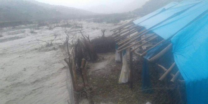 Şirvan’da Selde Köprü Yıkıldı, Okul Kullanılamaz Hale Geldi