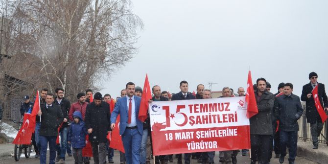 18 Mart Şehitleri İçin Yürüyüş Programı Düzenlendi