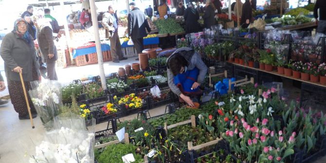 Pazar Yerleri Çiçek Açtı