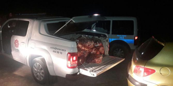 Karesi’de Kaçak Ete Geçit Yok