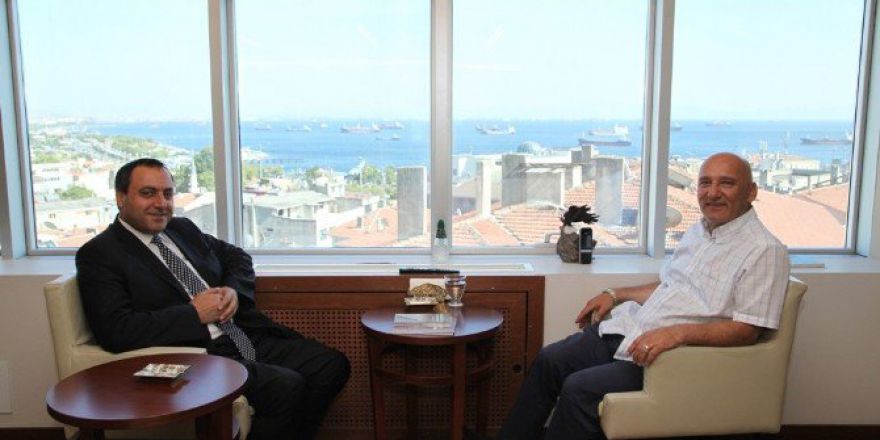 Aydemir Adem Kınalı’dan Başkan Altınok Öz’e Ziyaret