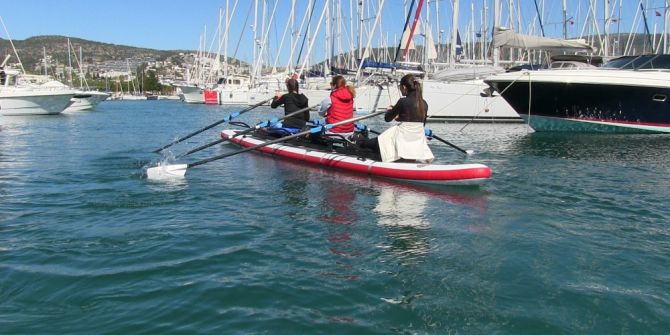 İstanbul’dan Bodrum’a Kürek Çekmek İçin Geldiler