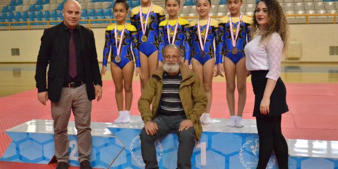 Okullararası Aerobik Cimnastik İl Birinciliği Tamamlandı