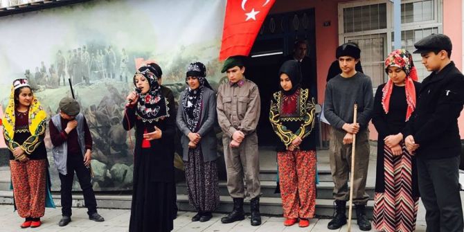 Epçe Ortaokulunda Çanakkale Şehitleri Anma Töreni Yapıldı