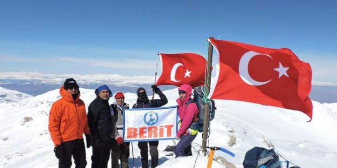 Çanakkale Şehitlerini Berit Dağı Zirvesinde Andılar