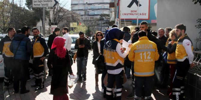 112 Çalışanlarından Saldırı Tepkisi